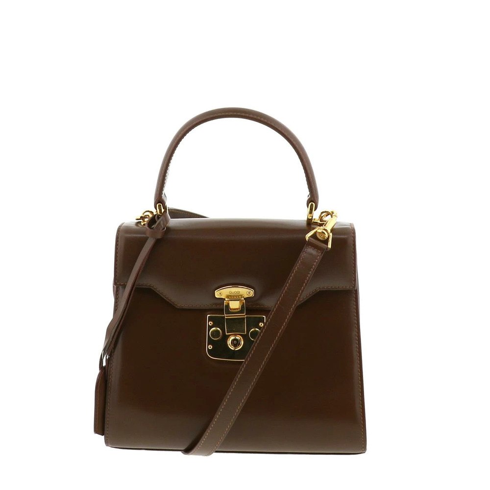 GUCCI Lady Lock Handbag Brown